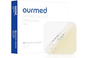 Ourmed Pansements en gel hydrocolloïde 10 x 10 cm, 20 unités