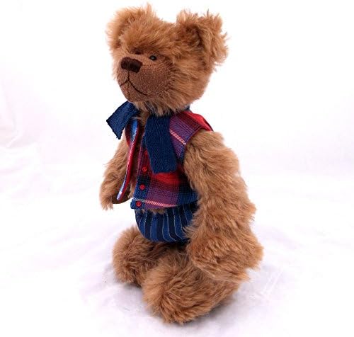 Jamie - OOAK Coffee Brown Mohair Artist Teddy Bear 25cm by Bearitz