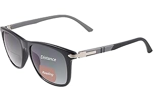 MIRYEA Polaryzowane dwuogniskowe okulary do czytania z zawiasami sprężynowymi, okulary przeciwsłoneczne, dla kobiet i mężczyzn, klasyczne dwuogniskowe okulary przeciwsłoneczne do czytania UV400, ochrona