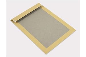 Netuno 25 sobres con fondo de cartón C4 229×324 mm marrones papel 120 g cierre autoadhesivo sin ventana para documentos certificados fotos