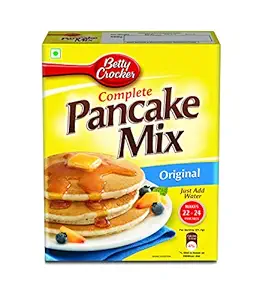 Betty Crocker Pancake Mix | Instant Breakfast Mix | Waffles and Pancake Mix Powder | Original Flavour | Eggless | 500g