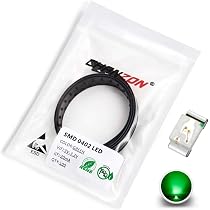 Chanzon 100 Stück SMD 0603 Gelb-Grüne LEDs – Winzige 1,6x0,8 Mm, 2V/20mA, Perfekt Für Platinen & DIY-Projekte
