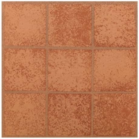 MAX CO LTD Crimson Peel &amp; Stick Vinyl Floor Tile, 12 x 12-In.