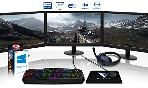 VIBOX Pyro GSR7TX-82 Gaming PC Ordenador de sobremesa con Cup n de Juego Win 10 3X Triple 22 HD Monitor 4 1GHz Ryzen 8-Core GeForce GTX 1080 Ti 8GB DDR4 RAM 240GB SSD 2TB HDD reviews VIBOX Pyro GSR7TX-82 Gaming PC Ordenador de sobremesa con Cup n de Juego Win 10 3X Triple 22 HD Monitor 4 1GHz Ryzen 8-Core GeForce GTX 1080 Ti 8GB DDR4 RAM 240GB SSD 2TB HDD