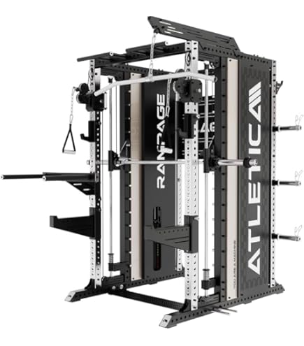 Atletica R5-Base Power Rack | Squat Rack Basiskäfig für Grundübungen | Multi-Grip Klimmzugstange