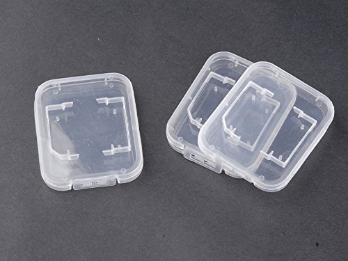 tinxi® 10x Plastik Speicherkarte Box Hülle Etui Aufbewahrungsbox für SD MMC Speicher Karte Kartenadapter - 6