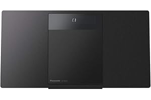 Panasonic SC-HC412EG-K Système Hi-FI Multi-Sources Micro Compact, CD, Bluetooth, Radio FM, Dab+, Lecture Automatique AUX-in, USB, Space Tune, LincsD-Amp, Audio de Haute qualité, Montage Mural, Noir