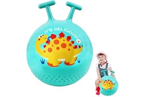 IUKUNNE Ballon Sauteur pour Enfants,Gonflable Balle Trémie,Balle Rebondissante Pour Enfants,Sauteur Ballon Rebondissant,Trémie de Rebond,Convient 2 ans et Plus Jouet d'intérieur et Extérieur (Vert)