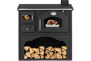 Stufa a Legna con forno BALKAN ENERGY Classic GFS -right 5.7kW