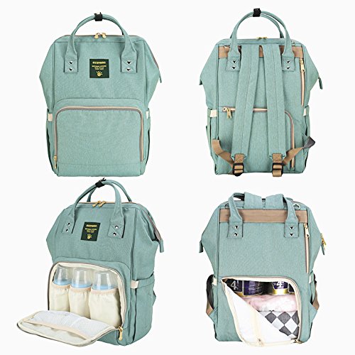 SUNVENO Multifunktions Large Capacity Mama Rucksack Baby Windel Windel Umhängetasche Schulter Rucksack - 3