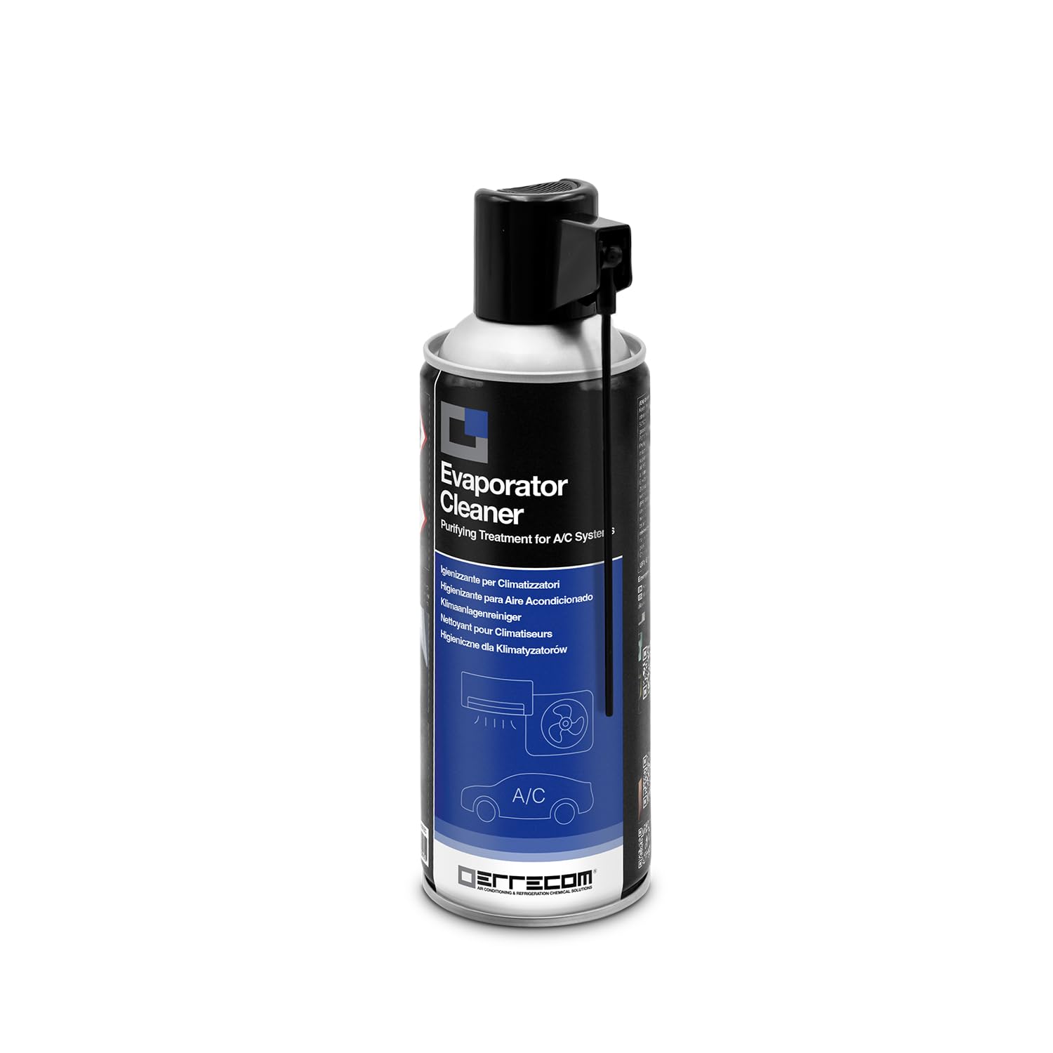 Errecom Evaporator Cleaner – Spray Igienizzante Climatizzatore Casa | Azione Purificante | Rimuove Sporco e Odori | Pulizia Condizionatore Senza Smontare | Bombola Aerosol 400 mL
