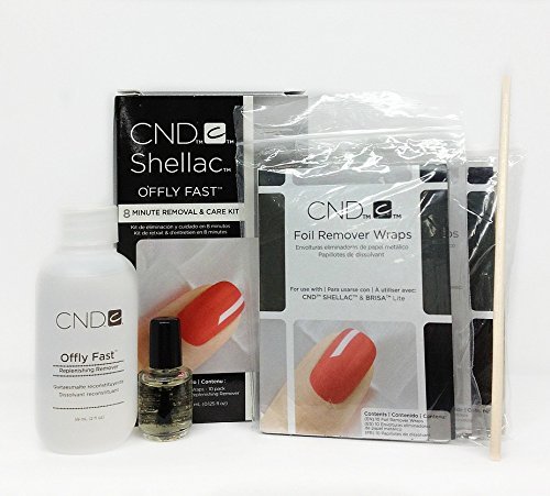 CND Offly Fast Gel Polish 8 Minute Removal & Care Kit