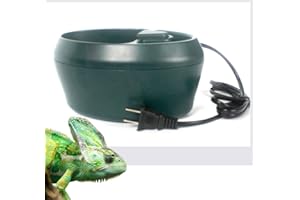 ATB-GIFT Buveur de lézard, Fontaine à Eau pour Reptile caméléon avec Pompe pour Amphibiens, Insectes, lézards, Tortues, Serpents, araignées, Grenouilles, Gecko(700ML)