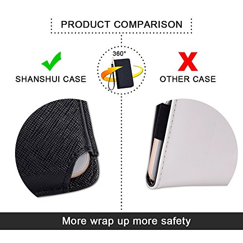 Damen Portemonnaie, SHANSHUI GeldbÃ¶rse Frauen RFID Schutz Geldbeutel mit Handyfach, Wristlet Clutch fÃ¼r Smartphone LangbÃ¶rse Portmonee Wallet (M,Schwarz)