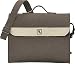 Produktbild Fine Filz Businesstasche BT1 aus reinem Merino Wollfilz mit Rindslederapplikation für Aktenordner, Notebooks, Unterlagen, Tablets oder Netbooks (dark brown melange)