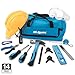 Price comparison product image Apollo Children's 15 Piece Tool Kit with Real Hand Tools Including Safety Glasses and Hats - All Stored in a Easy Storage Bag