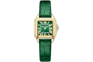 Szaikyri Quadrato Classico Orologio Donna con Numeri Romani Cronografo da Donna Casual