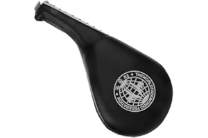 Sharplace 2X Cojín Retroceso para Taekwondo Karate Patada Golpe Almohadilla Paddle - Negro