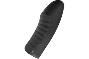 ‎ACOUTO Motorradsitz,Acouto Motorrad PU Leder Vintage Cafe Racer Sitzflaches Sattelkissen für CG125 GN CG CB400SS(Stil B)