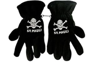 Upsolut FC St. Pauli Handschuhe Totenkopf schwarz