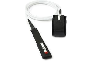 Northcore 6mm Surfboard Leash 7'0'' (White)