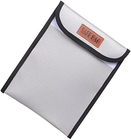 Fireproof Safe Bag Coated Safety Document Storage for Home, Money, Cash, Birth Certificate, Passport