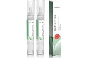 OURJAER 2 Pezzi Olio per Unghie e Cuticole con Penna a Sfera, Cura Delle Unghie Oil Pen Nutriente,Penna di olio di nutrizione per piede e dito per unghie screpolate e secche