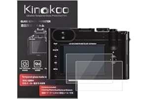 kinokoo Tempered Glass for Leica Q Crystal Clear Film Leica Q Screen Protector Bubble-Free / Scratch-Resistant (Pack of 2)