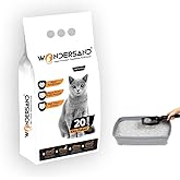 Wondersand 20 Lt İnce Tane Aktif Carbon Kokusuz S&uuml;per Topaklanan Premium Kedi Kumu