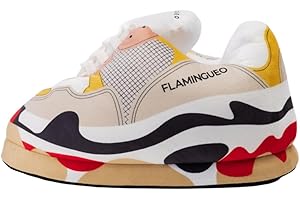 Flamingueo Pantofole Sneakers - Ciabatte Casa Unisex, Pantofole Uomo, Ciabatte Donna Invernali, Slippers, Pantofole Divertenti, Ciabatte Antiscivolo Donna, Pantofole Calde, Taglia Unica