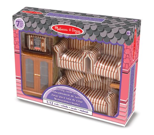 Preisvergleich Produktbild Melissa & Doug - Dollhouse Furniture - Puppenhaus Möbel