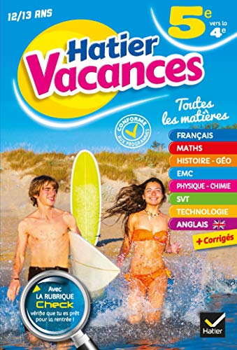 Telecharger Cahier De Vacances 2018 De La 5e A La 4e Pour Reviser Dans Toutes Les Matieres Livre Ebook France