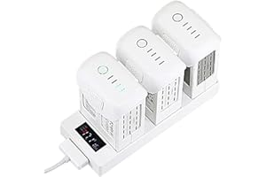 MOOKEENONE 3-Port Battery Fast Charger Charging Dock Hub Base Adaptor For DJI Phantom 4 Pro/Adv/Pro+