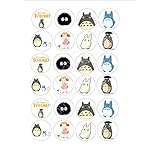 My Neighbour Totoro fairy cake toppers printed on Icing, Wafer paper or Wafer Card (Wafer Paper)