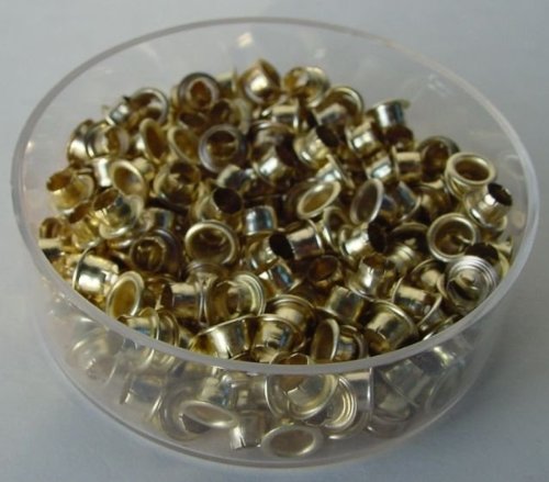500 Messingösen Ösen Lochverstärker für Regur EP30 3,2 mm