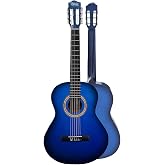 Midex CG-270BL Classic Guitar 4/4 Adult Size Full Set with Handle Adjustment