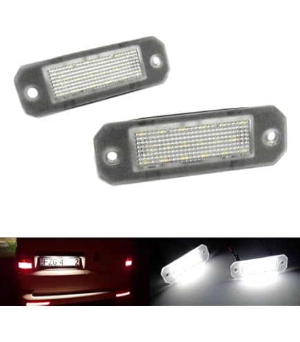 2 x LED kentekenplaatverlichting lamp kentekenplaat lamp Xenon 6000 K 2 x LED kentekenplaatverlichting lamp kentekenplaat lamp Xenon 6000 K