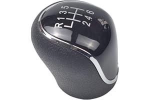 Kakulkomen Manueller 6-Gang-Schaltknaufkopf für Hyundai IX35 2012–2016 (schwarz)