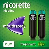 Nicorette QuickMist Mouth Spray Duo Pack, Fresh Mint, 1 mg (Stop Smoking Aid)