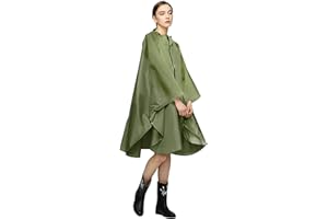 LAMA Wodoodporne ponczo przeciwdeszczowe, lekkie ponczo przeciwdeszczowe wielokrotnego użytku, płaszcz przeciwdeszczowy z kapturem i torbą do przenoszenia, dla dorosłych, kobiet, mężczyzn, aktywności