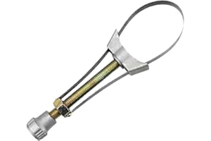 topolenashop Chiave a Fascia Smontaggio Filtro Olio Auto Moto Da 60 a 105 Chiave a Nastro Regolabile Smontaggio Filtro Olio Auto Moto
