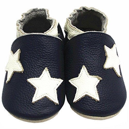 Mejale Soft Soles Leather First Walking Baby Shoes