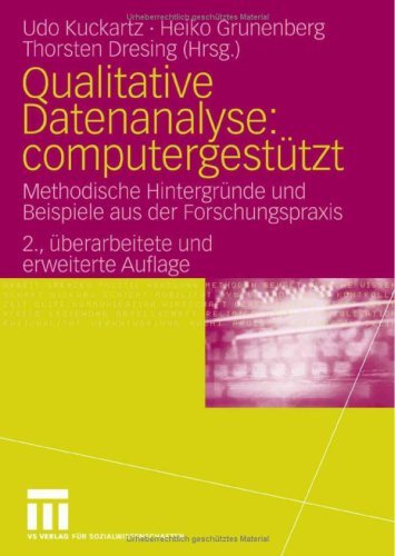 Download Qualitative Datenanalyse: computergestützt.: Methodische Hintergründe und Beispiele aus der Forschungspraxis