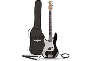 Electric Bass Left Handed 4 String LA by Gear4music
