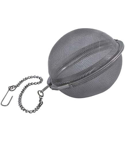 Weis 14909 Boule à Épices En Acier Inoxydable Argentée - 8,5 X 8,5 X 8 Cm, Idéale Pour Infuser Saveurs