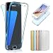 Produktbild Dclbo für Samsung Galaxy A50 Hülle, Handyhülle Full Body Case Silikon TPU Transparent Weich 360 Grad Vorne und Hinten Schutzhülle Durchsichtig Dünn Stoßfest Silikonhülle für Samsung Galaxy A50-Blau