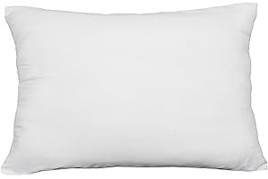 Haus und Deko Relleno de cojín de poliéster, 50 x 60 cm, color blanco, cojín interior para cojín decorativo, cojín suave para sofá, relleno interior lavable