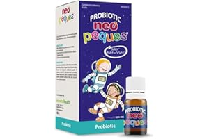 NEO PEQUES Probiotic | 8 Viales | Complemento Alimenticio a Base de Probióticos y Prebióticos | Para Mejora del Bienestar Digestivo en Niños | Sabor Tutti Frutti