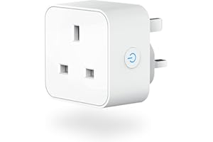 Smart Plug Alexa Plugs, Aoycocr Smart Socket with WiFi & Bluetooth, Works with Amazon Alexa (Echo & Echo Dot), Google Home, APP Remote Control Timer Switch WiFi Plug, 2.4Ghz WiFi Only, 13A, 1Pack