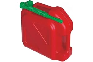 ToM PaR Benzinkanister 10 Liter | Dieselkanister | Reservekanister | Kraftstoffkaniste | Wasserkanister | Benzin | Diesel | Wasser | Außgießer | Füllstandsanzeige | Aufschraubbarer Trichter Deckel